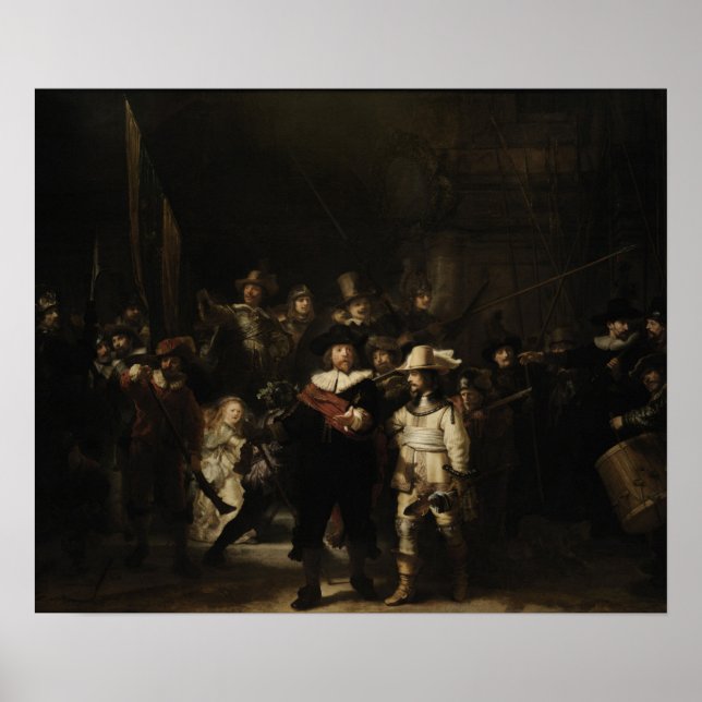 Rembrandt - Night Watch Poster (Front)