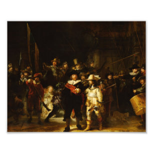 Rembrandt Nightwatch Night Watch Baroque Painting Photo Print