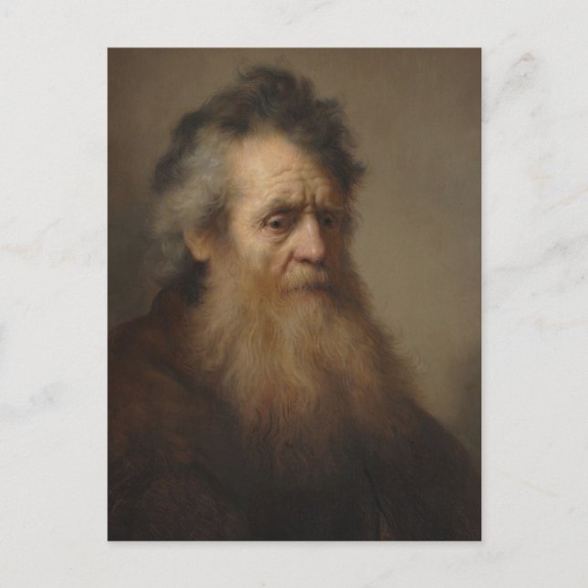 Rembrandt Portrait of an old man 1632 Postcard (Front)
