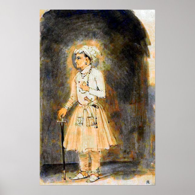Rembrandt - Portrait Of Jahangir 1656 Poster (Front)