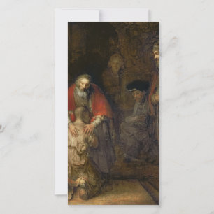 Rembrandt - Return Of The Prodigal Son Holiday Card