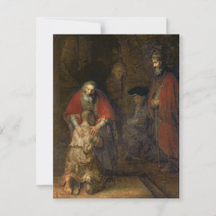 Rembrandt - Return Of The Prodigal Son Thank You Card