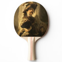 Rembrandt’s Standard Bearer  Ping Pong Paddle