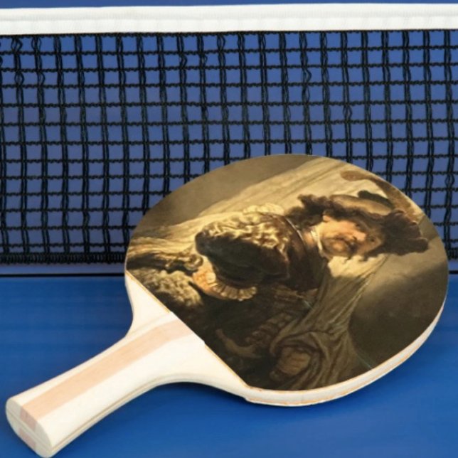 Rembrandt’s Standard Bearer  Ping Pong Paddle (Rembrandt’s Standard Bearer Ping Pong Paddle 6" x 6.25" strike pad. Ergonomic handle.)