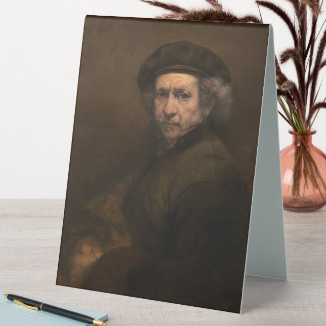 Rembrandt Self Portrait: Dutch Golden Age Painter (In SItu (Table))