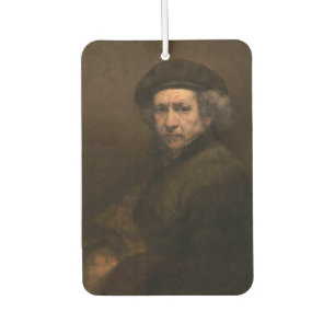 Rembrandt Self Portrait: Dutch Golden Age Painter Car Air Freshener