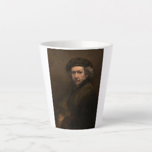 Rembrandt Self Portrait: Dutch Golden Age Painter Latte Mug