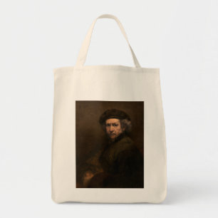 Rembrandt Self Portrait: Dutch Golden Age Painter Tote Bag