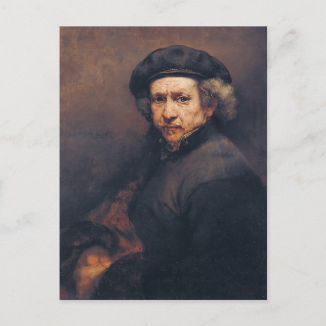 Rembrandt: Self-portrait Postcard (Front)