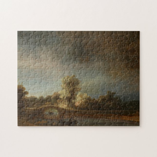Rembrandt Stone bridge Jigsaw Puzzle (Horizontal)