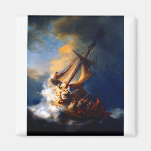 Rembrandt Storm on the Sea of Galilee Magnet