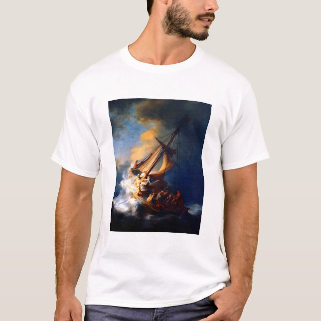 Rembrandt Storm on the Sea of Galilee T-Shirt (Front)