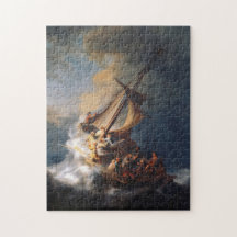 Rembrandt Storm Sea of Galilee Painting