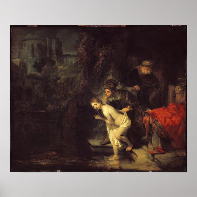 Rembrandt Susanna and the Elders Poster (Front)