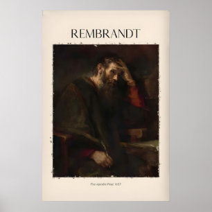 Rembrandt The Apostle Paul657 Religious Art Print