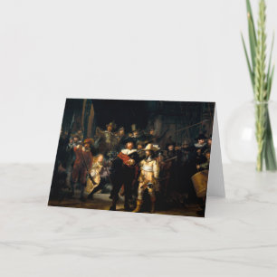 Rembrandt The Night Watch Greeting Card