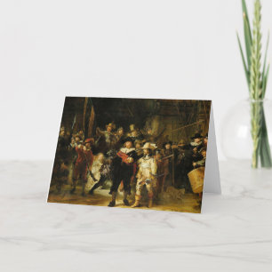 Rembrandt - The Night Watch Thank You Card