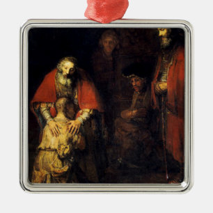 Rembrandt - The Return of the Prodigal Son Metal Tree Decoration