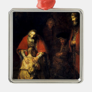 Rembrandt - The Return of the Prodigal Son Metal Tree Decoration
