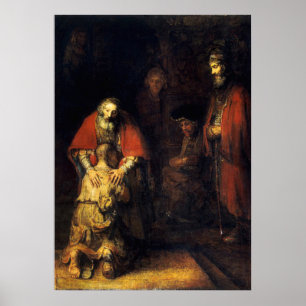 Rembrandt - The Return of the Prodigal Son Poster