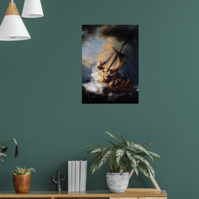 Rembrandt - The Storm of the Sea of Galilee Poster (Living Room 1)