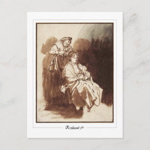 Rembrandt van Rijn #157 - Fine Art Postcard