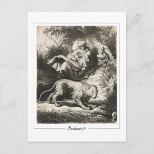 Rembrandt van Rijn #183 - Fine Art Postcard