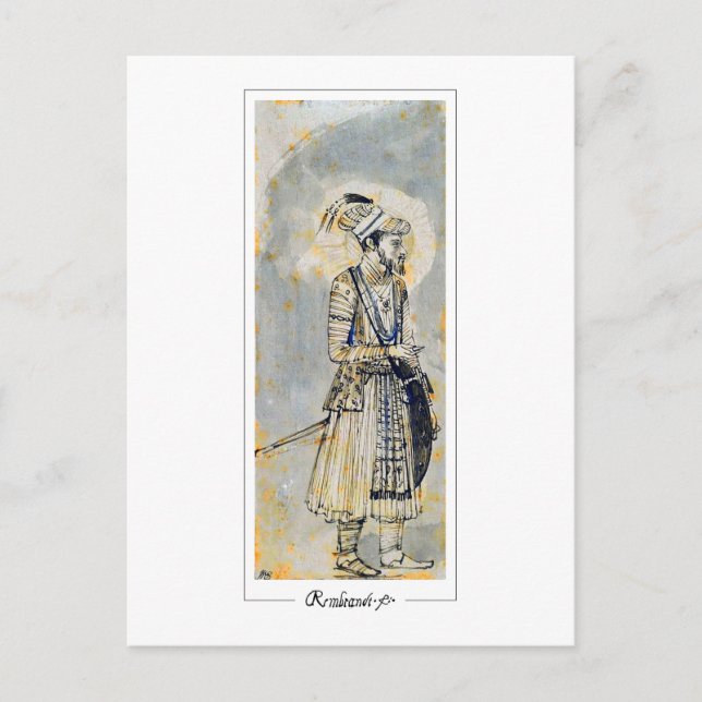 Rembrandt van Rijn #230 - Fine Art Postcard (Front)