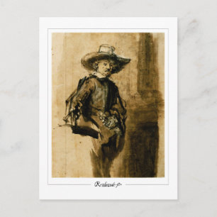 Rembrandt van Rijn #638 - Fine Art Postcard