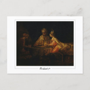Rembrandt van Rijn #70 - Fine Art Postcard