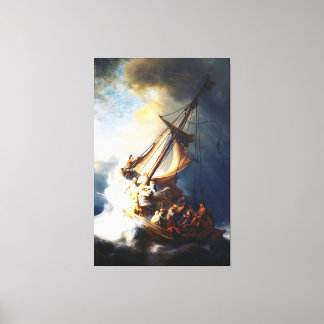 Rembrandt van Rijn Christ in the Storm on the Lake Canvas Print