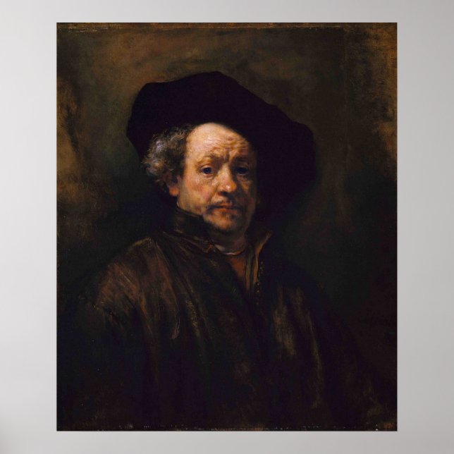 Rembrandt Van Rijn, Self-Portrait, 1660 Poster (Front)