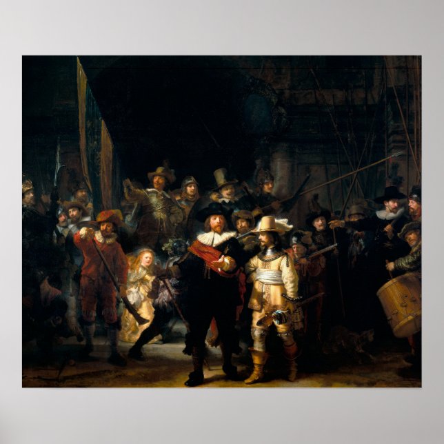 Rembrandt Van Rijn, The Night Watch Poster (Front)