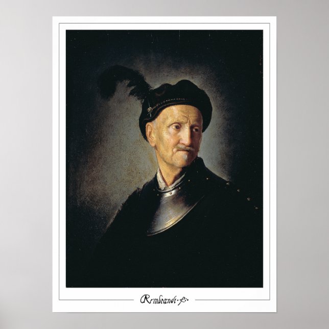 Rembrandt van Rijn Zedign Art Poster #284 (Front)