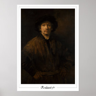 Rembrandt van Rijn Zedign Art Poster #680
