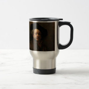 Rembrandt van Rijn's Self Portrait Fine Art Travel Mug