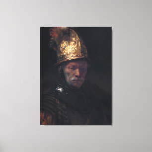 Rembrandt's Man in a Golden helmet Canvas Print