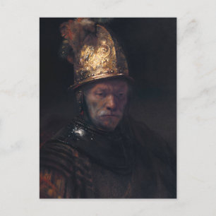 Rembrandt's Man in a Golden helmet Postcard