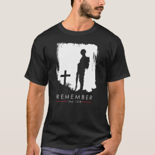 Remember 1914 - 1918 WW1 Veteran T-Shirt