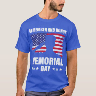 Remember And Honour Memorial Day T-Shirt