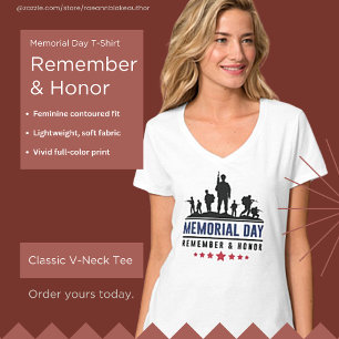 Remember and Honour Memorial Day T-Shirt