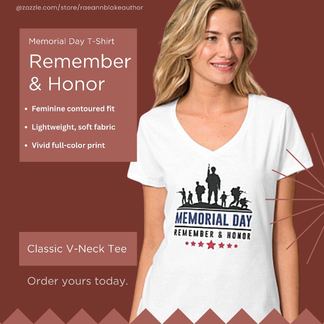 Remember and Honour Memorial Day T-Shirt (Creator Uploaded)