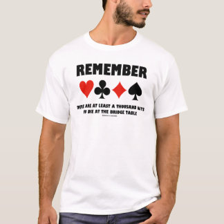 Remember At Least A Thousand Ways To Die At Bridge T-Shirt