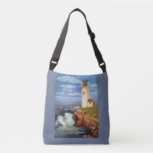 Remember Beautiful Things Lighthouse Crossbody Bag