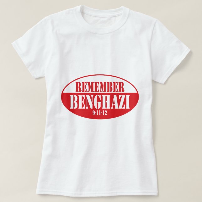 REMEMBER Benghazi T-Shirt (Design Front)