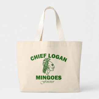 Remember Chief Logan High School Large Tote Bag