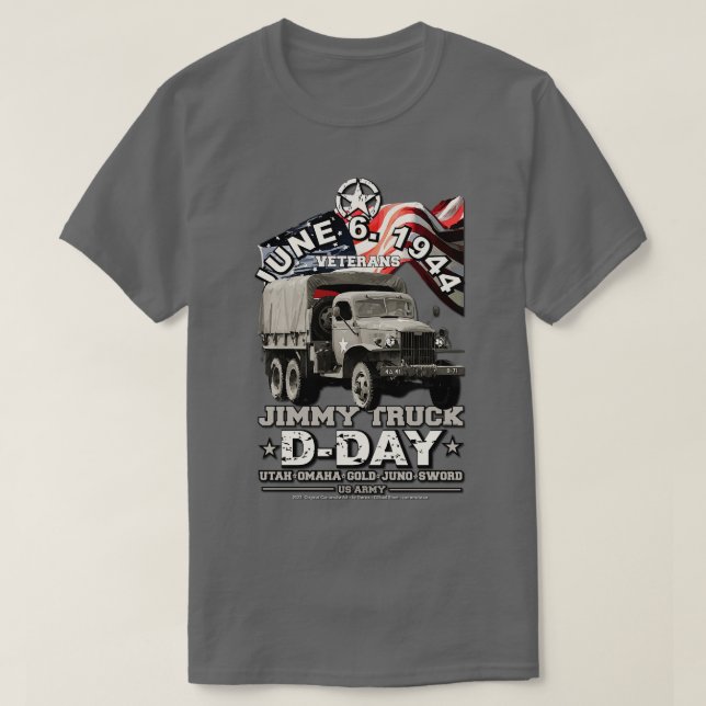 REMEMBER DDAY JIMMY TRUCK T-Shirt (Design Front)