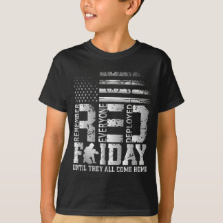 Remember Everyone Deployed RED Friday Military T-Shirt