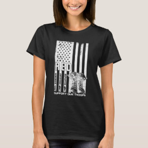 Remember Everyone Deployed Red Friday Military T-Shirt
