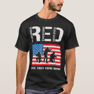 Remember Everyone Deployed Veteran Soldier 2 T-Shirt